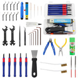 Imdinnogo BCZAMD 39Pcs 3D Printer Tools Kit includes Resin Removal Cleaning Deburring Tool Sanding and Hotend Disassembly Multi-Purpose Tool, 3D Printer Accessories Kit for Trimming and Finishing Imdinnogo