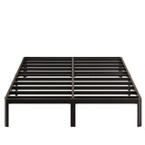 Lutown-Teen 10 Inch Queen Bed Frame with Rounded Corner Legs, 2000 LBS Heavy Duty Metal Queen Platform Bed Frame with Steel Slats Support, No Box Spring Needed, Noise Free, Easy Assembly Lutown-Teen