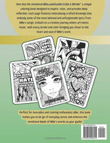 I HAD A DREAM: Billie Inspired Coloring Book for Teens | Avocados Fun Club | 50 Pop-Style Illustrations | Stress Relief, Fun, Relax and Creativity | Perfect Gift for Music and Art Lovers Majosta