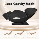AYJOIR 2026 Massage Chair Full Body, Zero Gravity SL-Track Shiatsu Massage Recliner Chair with Body Scan, 6 Fix Point Rollers,Airbags,Deep Yoga Stretch, Heating Function,Black AYJOIR