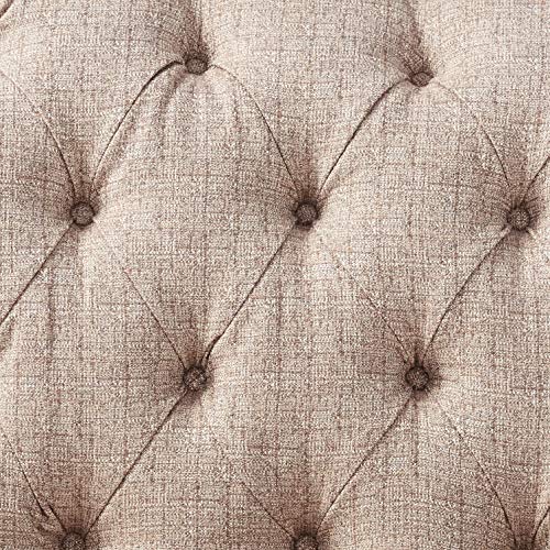 ACME Chelmsford Sofa w/5 Pillows - 56050 - Beige Fabric & Antique Taupe Acme