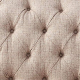 ACME Chelmsford Sofa w/5 Pillows - 56050 - Beige Fabric & Antique Taupe Acme