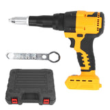 Garosa Cordless Rivet Tool 3.2‑4.8mm 20V Brushless Electric Rivet Gun Automatic Rivet Gun Rivet Insert Installation Tool with LED Light for DCB206 DCB207 DCB208 Battery Garosa