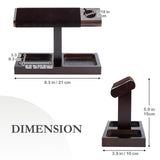 ProCase Wood Watch Display Stand Holder for Men, Wristwatch Tower with T-Bar Design, Hanging Watch Rack, Wooden Wrist Watch Tree ProCase