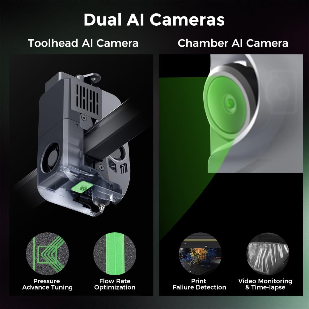 Creality K2 Plus 3D Printer, Support Multi Color Printing Needs CFS, 600mm/s Max Speed, Step-servo Motor System 350℃ High-Temp Print Direct Drive Extruder Large Build Volume 13.78x13.78x13.78 inch Comgrow