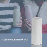 MAIKESUB 7x11 Inch 50 Pcs Sublimation Shrink Wrap Sleeves White Bags Sublimation Shrink Wrap for 30 oz car Cup Sublimation Shrink Film Heat Transfer Shrink Wrap (7x11) MAIKESUB