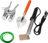 JIAWANSHUN PU Round Belt Welding Machine Polyurethane Belt Welder Round Belt Welder 110V with 150-400 ℃ Adjustable Temperature Electric Soldering Iron (One Set) JIAWANSHUN