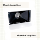 Woodriver Dust Connection Large Flanged Dust Collection Hood With 4" Port WOODRIVER
