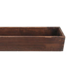 Leefasy Rustic Wooden Flower Box Wood Planter Box Unique Centerpieces Novelty Wooden Flower Pot Planter for Courtyard Farmhouse Patio, L Leefasy
