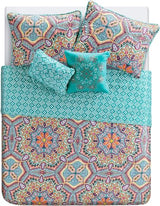 VCNY Home Yara Medallion 5 Piece Reversible Quilt Set, King, Aqua VCNY Home