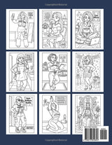 Baddie Zodiac Coloring Book — Aquarius Edition: Original, intuitive, and effortlessly ahead of her time – just like Aquarius. Majosta