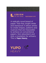 Legion Yupo Mini Artist Pad, 2.5 by 3.5 Inches, 10 Sheets, Heavy (L21-YPT153CL23) SENNELIER