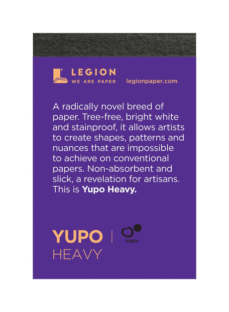 Legion Yupo Mini Artist Pad, 2.5 by 3.5 Inches, 10 Sheets, Heavy (L21-YPT153CL23) SENNELIER