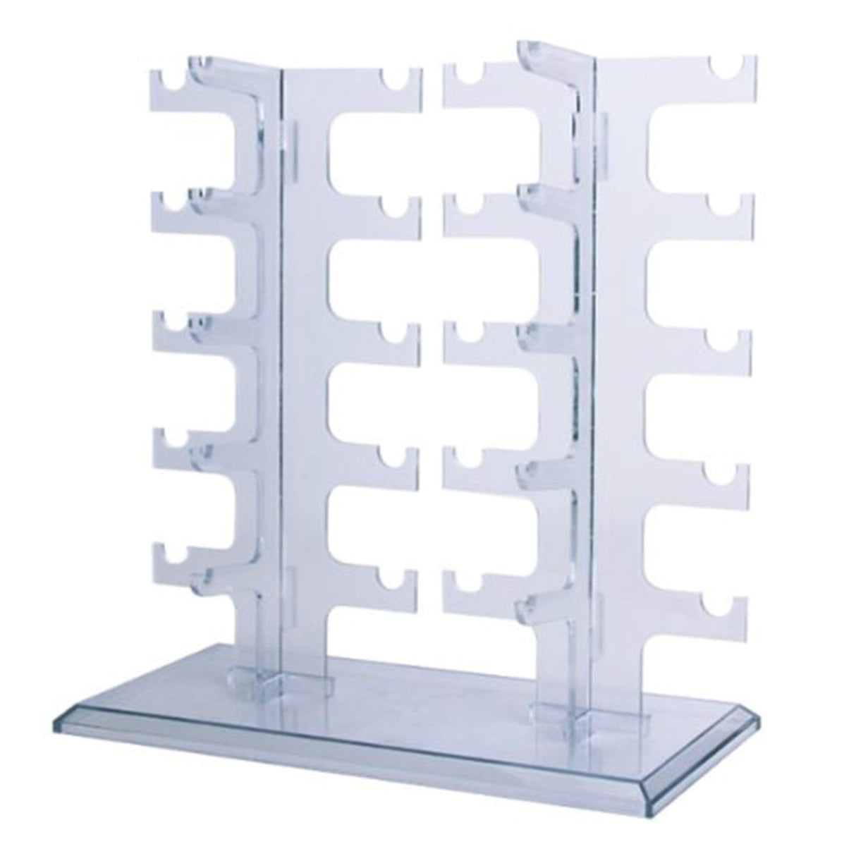 JoySee 1 X sunglasses organizer eyeglasses rack glasses holders acrylic Glasses hoder Display hold Stand, Water Clear Transparent JoySee