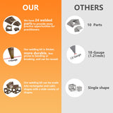 24 Pcs Welding Coupons, 11 Gauge Premium Steel Welding Kit, A36 Steel Plate Welding Equipment, 3x5 3x3 Inch Welding Practice Kit For Beginners, MIG, TIG Stick, Arc, Gas And Brazing Yuleimy