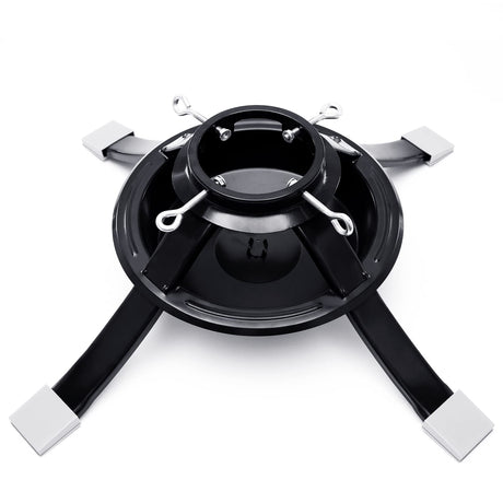 Large Real Christmas Tree Stand for Live Tree,Metal Christmas Tree Base Stand Fits for 2-Inch to 4.8-Inch Trunk,1-Gallon Water Capacity(Size L) Markdang