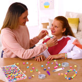 JOICEE 480PCS Fruit Flower Polymer Clay Beads, 24 Style Cute Heart Mushroom Clay Beads Charms for Jewelry Necklace Earring Making, DIY Bracelet Making Kit Accessories for Women Girls JOICEE