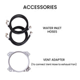 Equator All-in-One Washer Dryer VENTLESS/Vented PET Cycle 1.62cf/15lbs 110V Equator Advanced Appliances