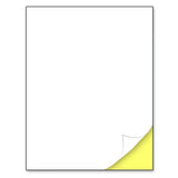 30 Sheets, Printable White Sticker Paper, Laser/Inkjet Printing - Matte, Letter Size (8.5" x 11") TownStix