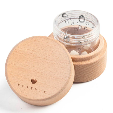 Pet Urns for Dog or Cat Ashes, Mini urns for pet Ashes, Wooden Pet Cremation Urns, Pet Memorial Keepsake Cat or Dog Memory Box, Loss Pet Sympathy Remembrance Gift (Heart Shape) cooikooi