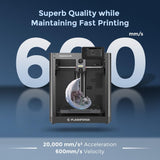 FLASHFORGE AD5M 3D Printer Fully Auto Calibration Print with 1-Click Max 600mm/s Speed, All-Metal CoreXY Structure Precise Printing, Easy-Maintenance Quick-Swap Nozzle, Print Size 220x220x220mm FLASHFORGE