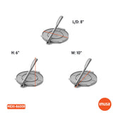 IMUSA USA Tortilla Press, 8 Inch, Silver Imusa