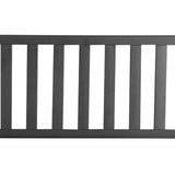 Outsunny 50" Outdoor Garden Bench, Patio Bench with Slatted Seat, Metal Porch Bench for Backyard, Poolside, Lawn, Black Outsunny