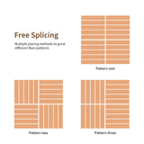 Giantex 27 PCS Interlocking Patio Deck Tiles, 12 x 12in Acacia Hardwood Floor Tiles, Tools Free Assembly, 27 sq. Ft Wood Composite Deck Flooring Pavers for Outdoor & Indoor, Stripe Pattern Giantex