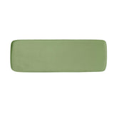 HomePop Upholstered Storage Bench with Metal Leg Home Décor|Bench with Storage for Living Room & Entryway - Green Velvet HomePop