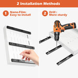 2 Pack 16.5" Deep Pull Out Cabinet Organizer, Upgrade 3 Slide Rails Slide Out Drawers for Kitchen Cabinets, Adjustable Width (12.2"-20.4") Pull Out Drawers for Frameless Cabinets lockincar