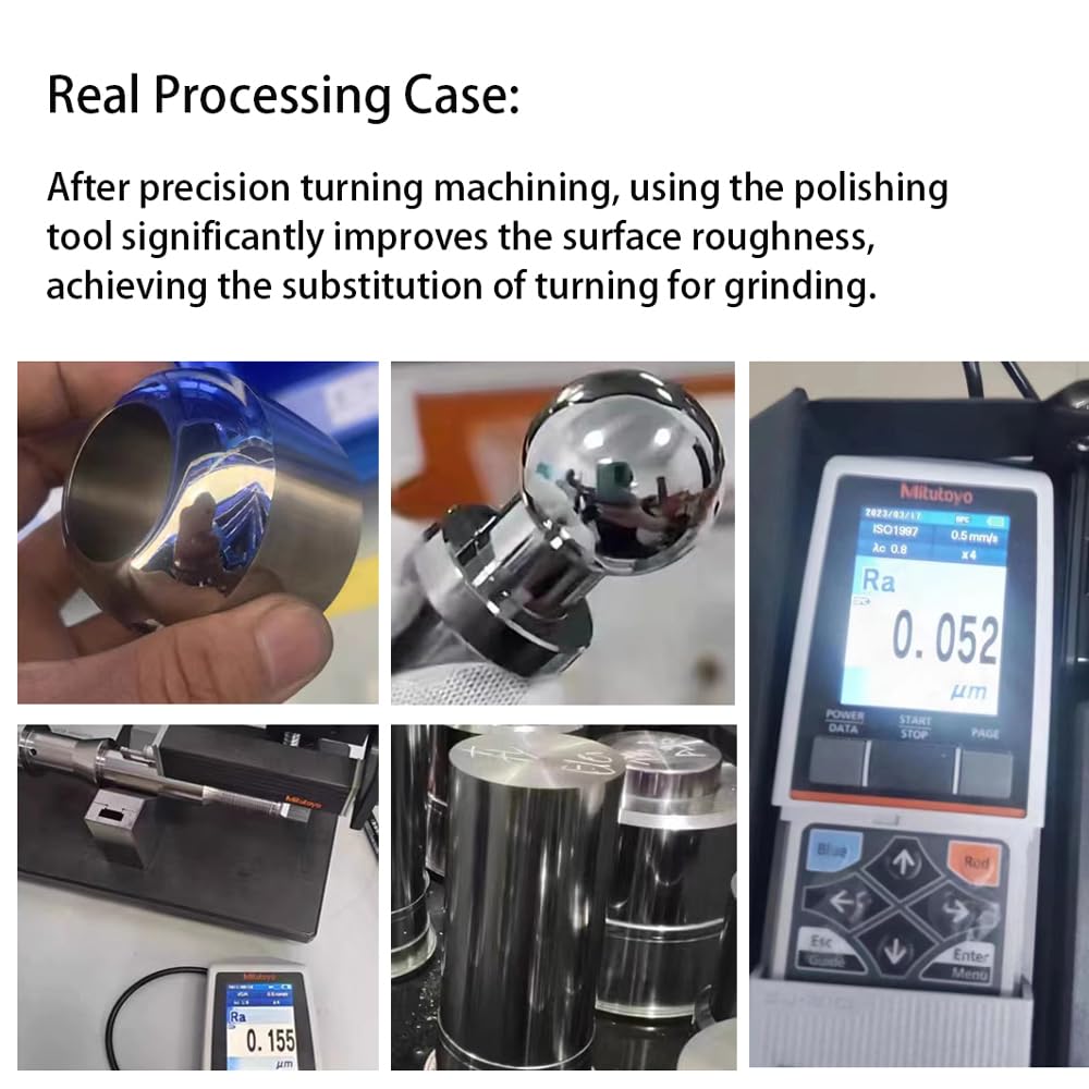 RHKING Lathe Burnishing Tool Smooth Surface Finish Turning Instead of Grinding RHKING