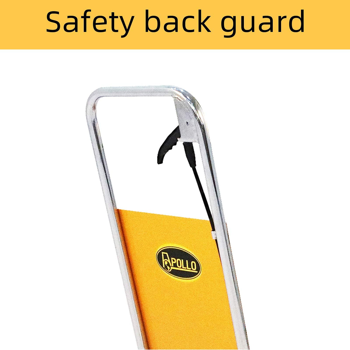 APOLLOLIFT Hydraulic Lift Table, 1760lbs Capacity 39.5" Lifting Height, Single Scissor Lift Table Cart with 4 Wheels and Safety Back Guard for Material Handling and Transportation APOLLOLIFT