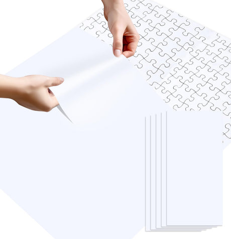 HEIPINIUYE 6 Puzzle Saver Sheets Peel and Stick, Preserve 1 × 1000 Pieces Jigsaw Puzzles, Puzzle Glue Sheets for Easy Framing of Finished Puzzles HEIPINIUYE