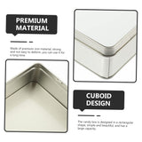 Box Sublimation Candy Tin Box Storage Box with Lid Cake Container Candy Containers Tin Pen Pencil Case Sublimation Metal Box Small Tin Box Tinplate Trinket Box Container SHOWERORO