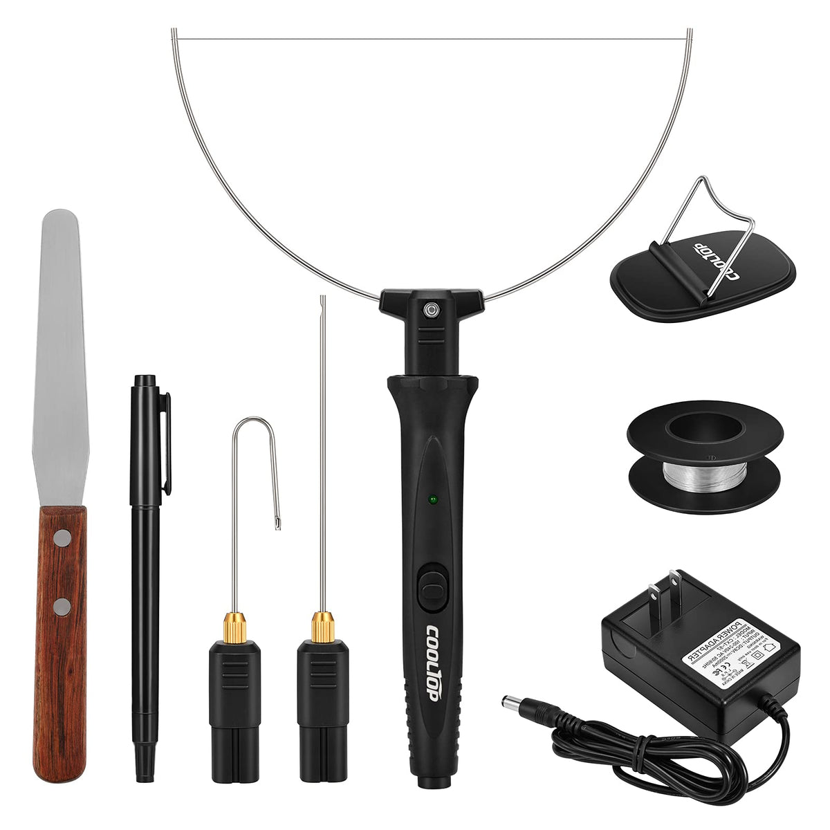 Cooltop Hot Wire Foam Cutter kit, 18W Styrofoam Knife Cutter Electric ...