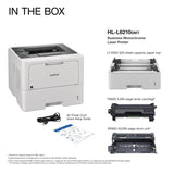 Brother HL-L6210DWT Business Monochrome Laser Printer with Dual Paper Trays, Wireless Networking, and Duplex Printing, White Brother