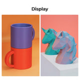 SOLEYIN Matte PLA Filament 1.75mm, 3D Printer Filament 30-300mm/s Printing Speed, Dimensional Accuracy +/- 0.02mm, 1kg Cardboard Spool(2.2lbs) Filament Fits for Most FDM 3D Printers(Moonstone) SOLEYIN