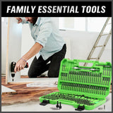 SWANLAKE 232PCS Ultimate Screwdriver Bit Set,Chrome Vanadium Steel Driver Bit Set, Includes Security Bits,Nut Driver, Ratchet Wrench and Bits Holder SWANLAKE GARDEN TOOLS