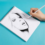 Pencil Set for Artists - Wooden Sketch Eraser Pen for Charcoal Drawings, Professional Highlight Painting for Sketching, Revise Erasing Details for Students Limner leuapl