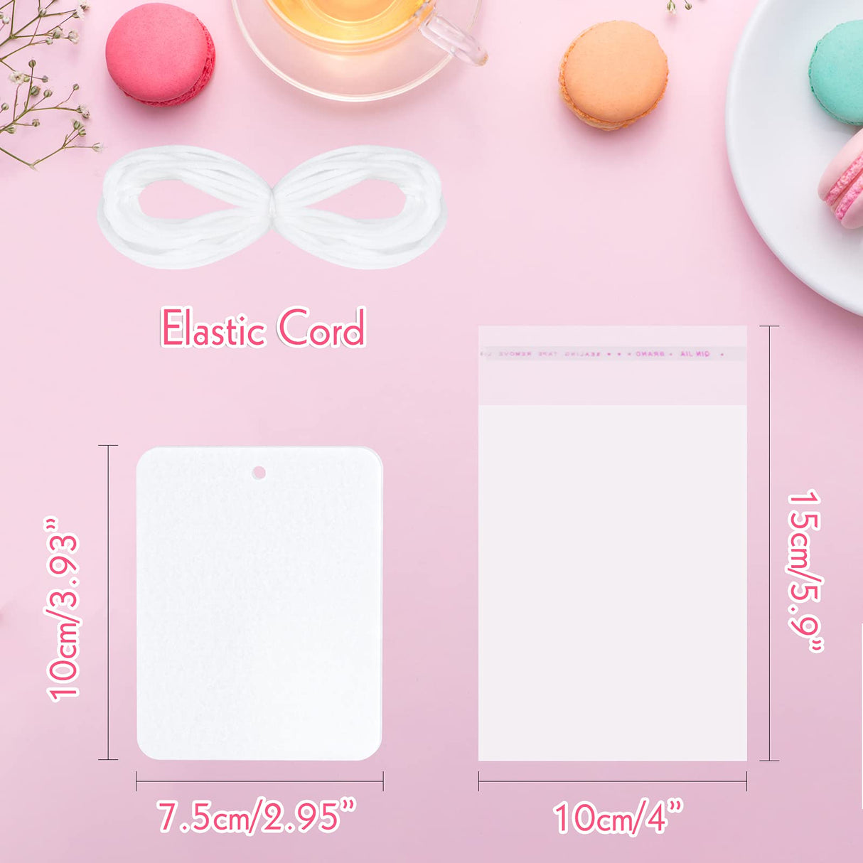 MIAHART 30 Pieces Sublimation Air Freshener Blanks with Bags, DIY Sublimation Air Freshener Sheets Scented Hanging Felt Heat Transfer Air Freshener for Car Home Interior Decor MIAHART