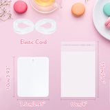 MIAHART 30 Pieces Sublimation Air Freshener Blanks with Bags, DIY Sublimation Air Freshener Sheets Scented Hanging Felt Heat Transfer Air Freshener for Car Home Interior Decor MIAHART