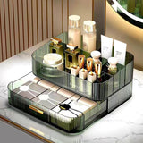 MIUOPUR Makeup Organizer with Stackable Drawers, Bathroom Vanity Organizers and Storage, Ideal for Desk and Dresser Countertops, Great for Cosmetics, skincare, Lipsticks, Nail Care -Green MIUOPUR