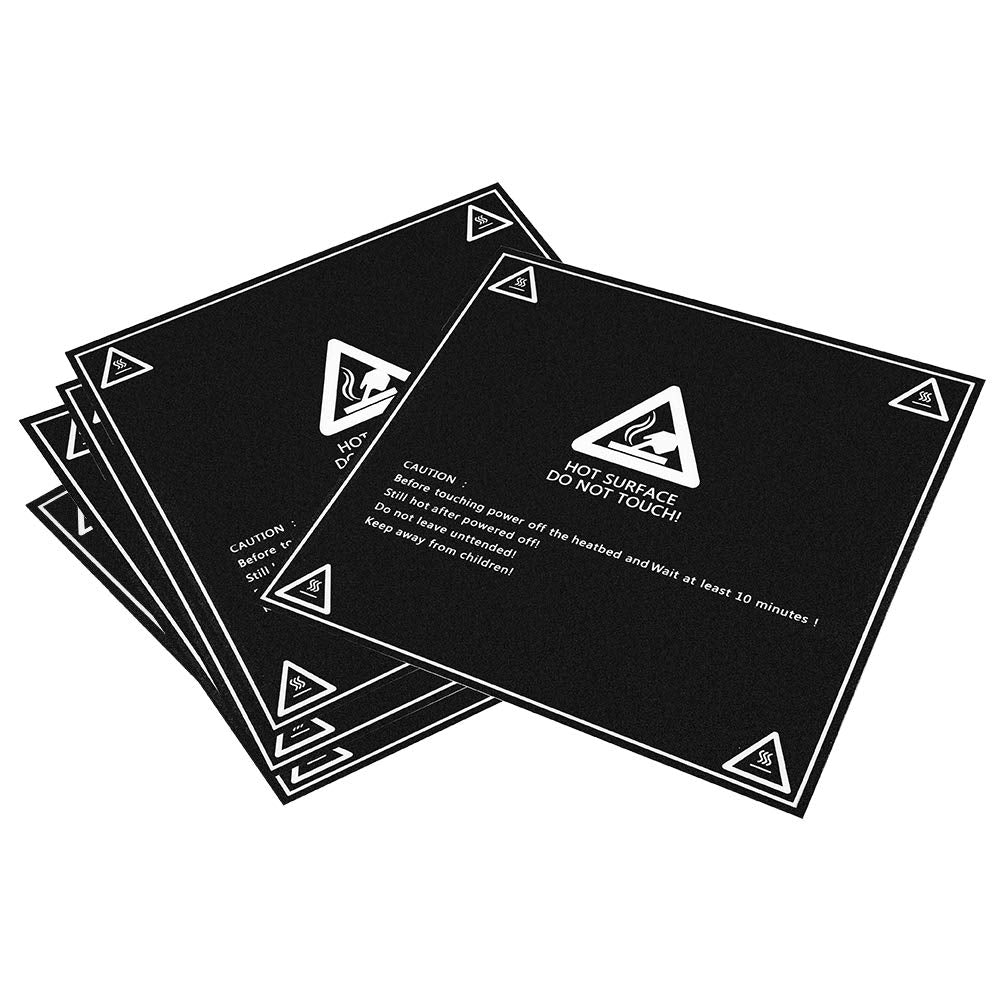 Aitrip 5pcs 220mm x 220mm (8.66’’ x 8.66’’) Heated Bed Sticker Printing Build Sheets Plate Tape Platform Sticker 3D Printing Build Surface Sheetsfor 3D Printer CR-10 CR-10S Lulzbot TAZ 6 Ende - WoodArtSupply