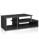 Furinno Econ Low Rise TV Stand, Black/Black Furinno