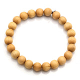MILAKOO 5 Pcs Wood Prayer Bead Bracelet Mala Beaded Bracelets for Men Women 8mm MILAKOO