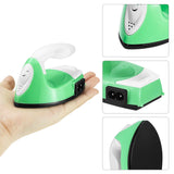 QWORK Mini Craft Iron Mini Heat Press, Heat Machine for Fabrics & Heat Transfer Vinyl, DIY T-Shirts, Shoe, Green QWORK