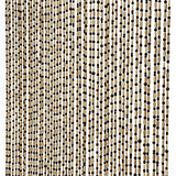 SanBouSi 49 Strands Natural Bamboo & Wood Beaded Curtain Wooden Hanging Room Divider Decorative Handmade Boho Bohemian Wooden Doorway Beads Curtain, 75" x 35.5" SanBouSi