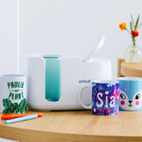 Cricut Mug Press + 12 Blank Mugs (12oz Each) Cricut