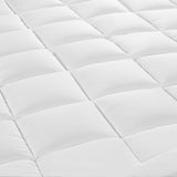 Serta Memory Flex Soft King Mattress Topper, 2" Pillow Top Mattress Pad, Cushioning Stain Resistant Mattress Protector with 15" Pocket for Secure Fit, Machine Washable, White Serta