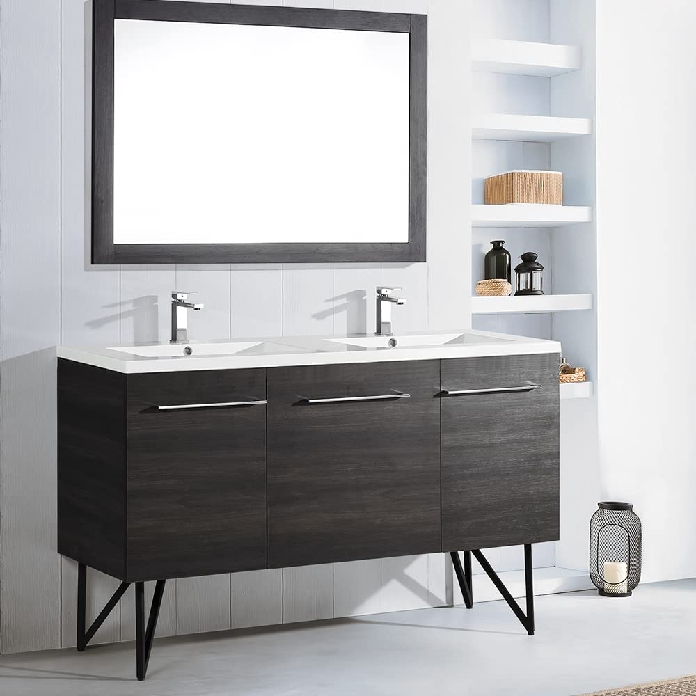 60" Vanity Top Bathroom Sink Swiss Madison
